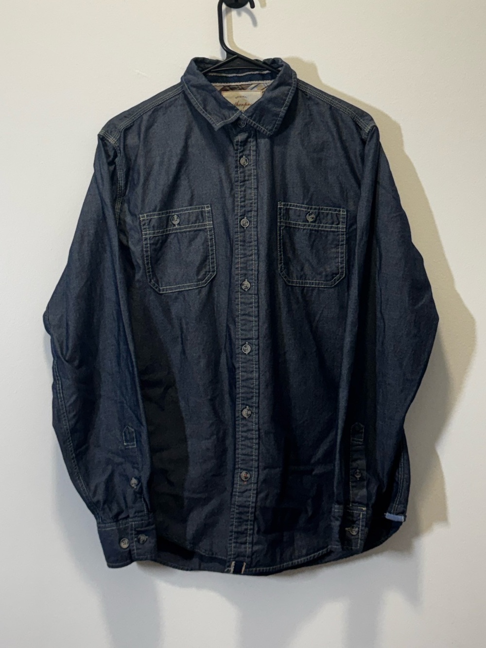 Weatherproof Vintage Chambray Button Up Shirt Men’s Medium
